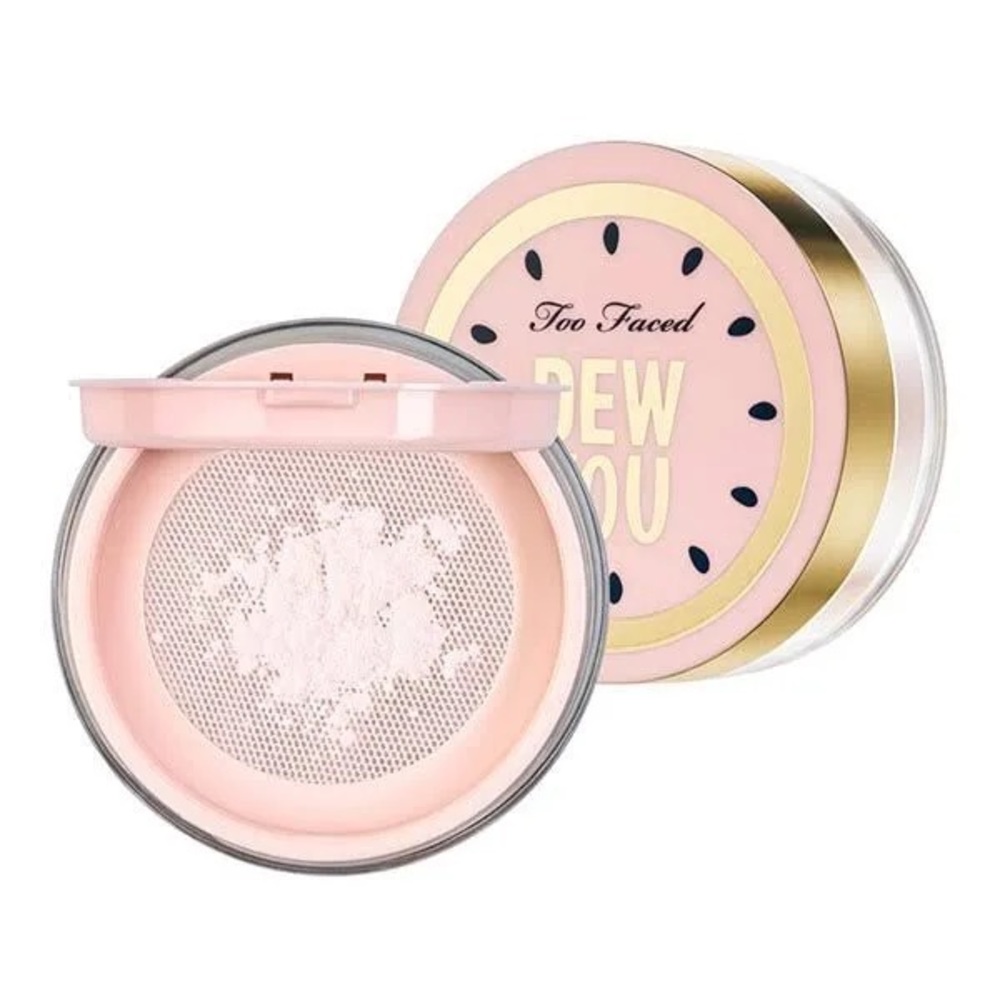 Chic Too Faced Dew You Fresh Glow Translucent Setting Powder Radiant Caramel😍